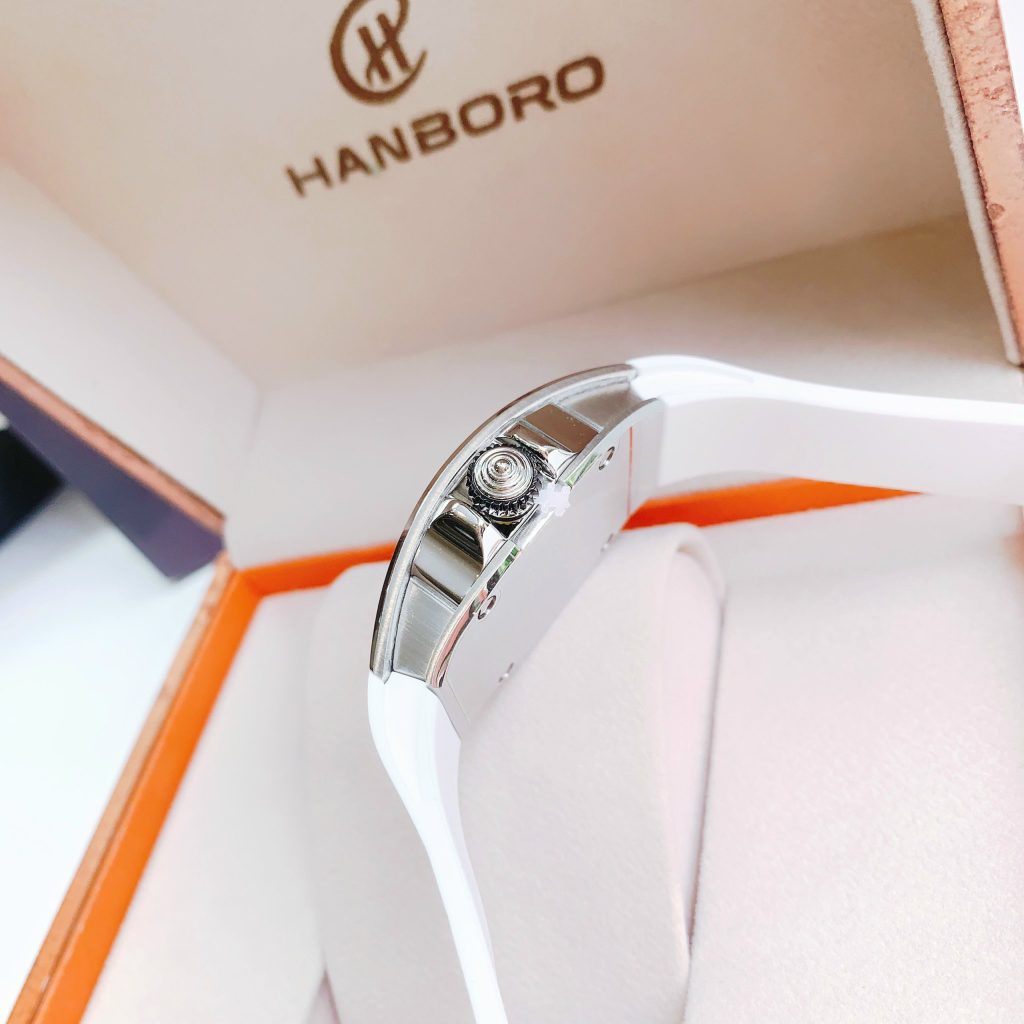 Đồng hồ nữ Hanboro chính hãng họa tiết nốt nhạc 36mm (2)