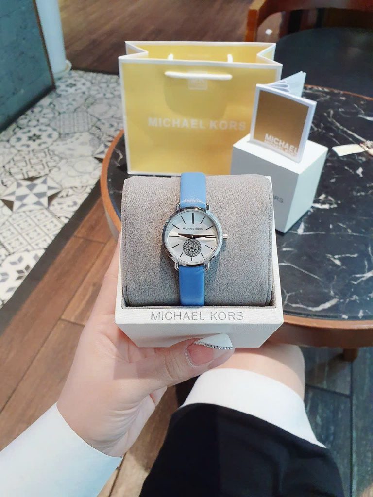 Đồng hồ nữ Like Auth Michael Kors dây da 28mm (2)