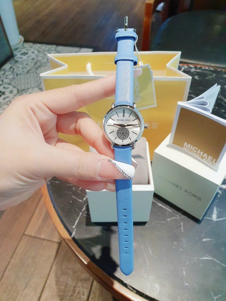 Đồng hồ nữ Like Auth Michael Kors dây da 28mm (2)