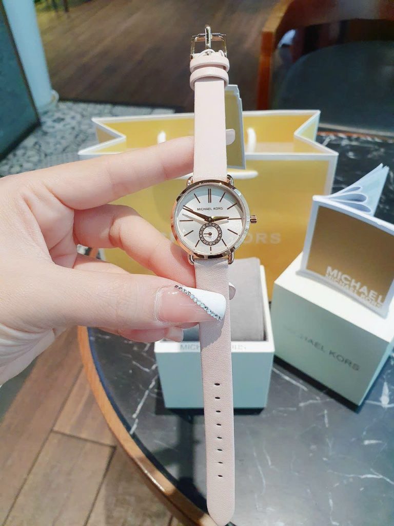 Đồng hồ nữ Like Auth Michael Kors dây da 28mm (2)