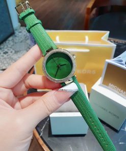 Đồng hồ nữ Michael Kors MK2592 Like Auth màu xanh 33mm (2)