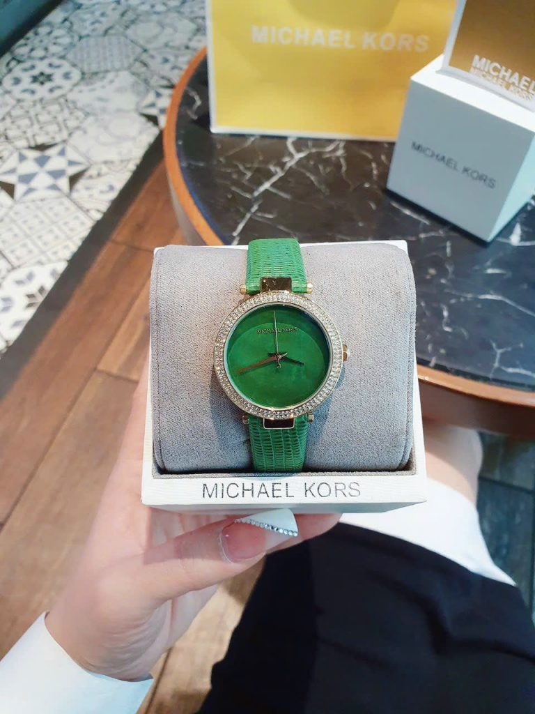 Đồng hồ nữ Michael Kors MK2592 Like Auth màu xanh 33mm (2)