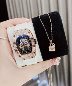 Đồng hồ nữ chính hãng Hanboro đính đá Swarovski 36mm (2)