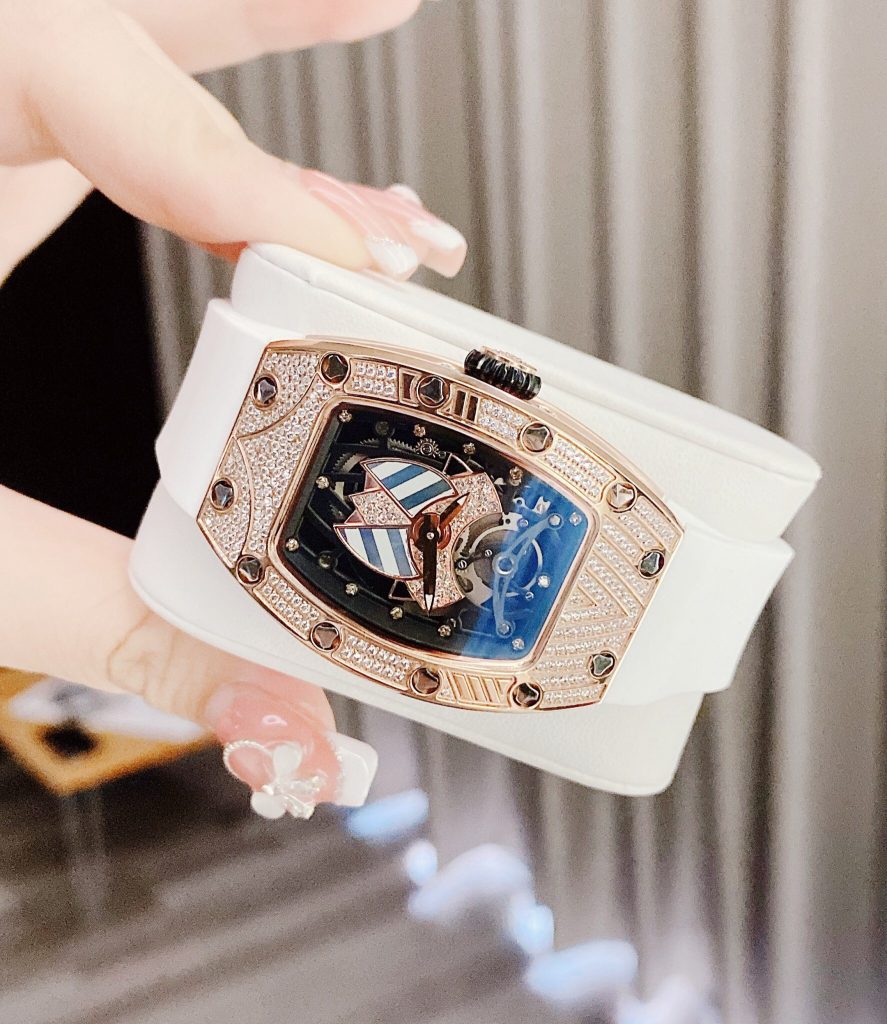 Đồng hồ nữ chính hãng Hanboro đính đá Swarovski 36mm (2)