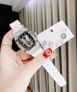 Đồng hồ nữ chính hãng Hanboro họa tiết cánh bướm 36mm (2)