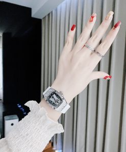 Đồng hồ nữ chính hãng Hanboro họa tiết cánh bướm 36mm (2)