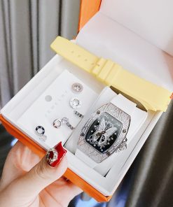 Đồng hồ nữ chính hãng Hanboro họa tiết cánh bướm 36mm (2)