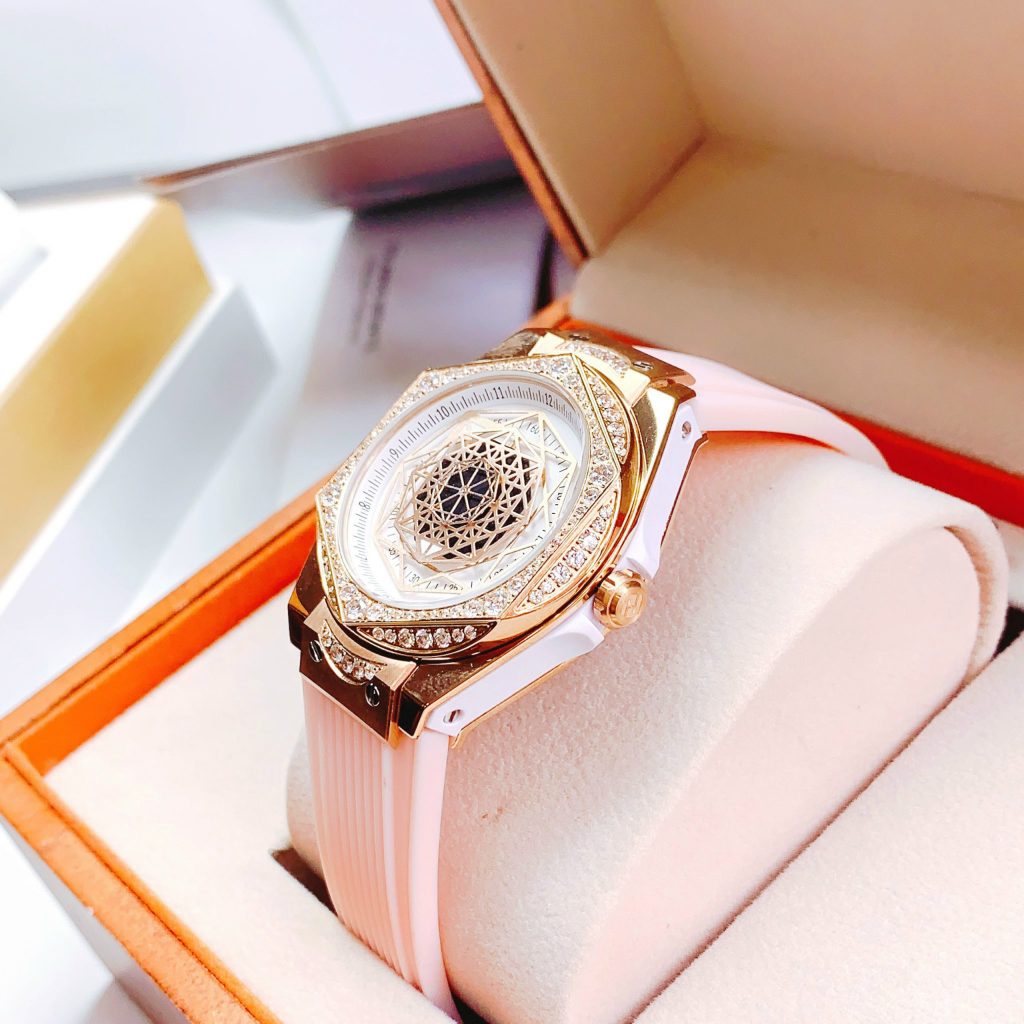 Đồng hồ nữ chính hãng Hanboro màu Rose Gold 36mm (2)