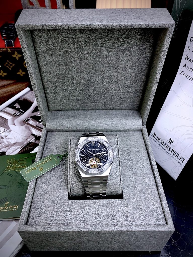 Đồng hồ Audemars Piguet Royal Oak nam đính đá máy cơ Nhật 41mm (1)