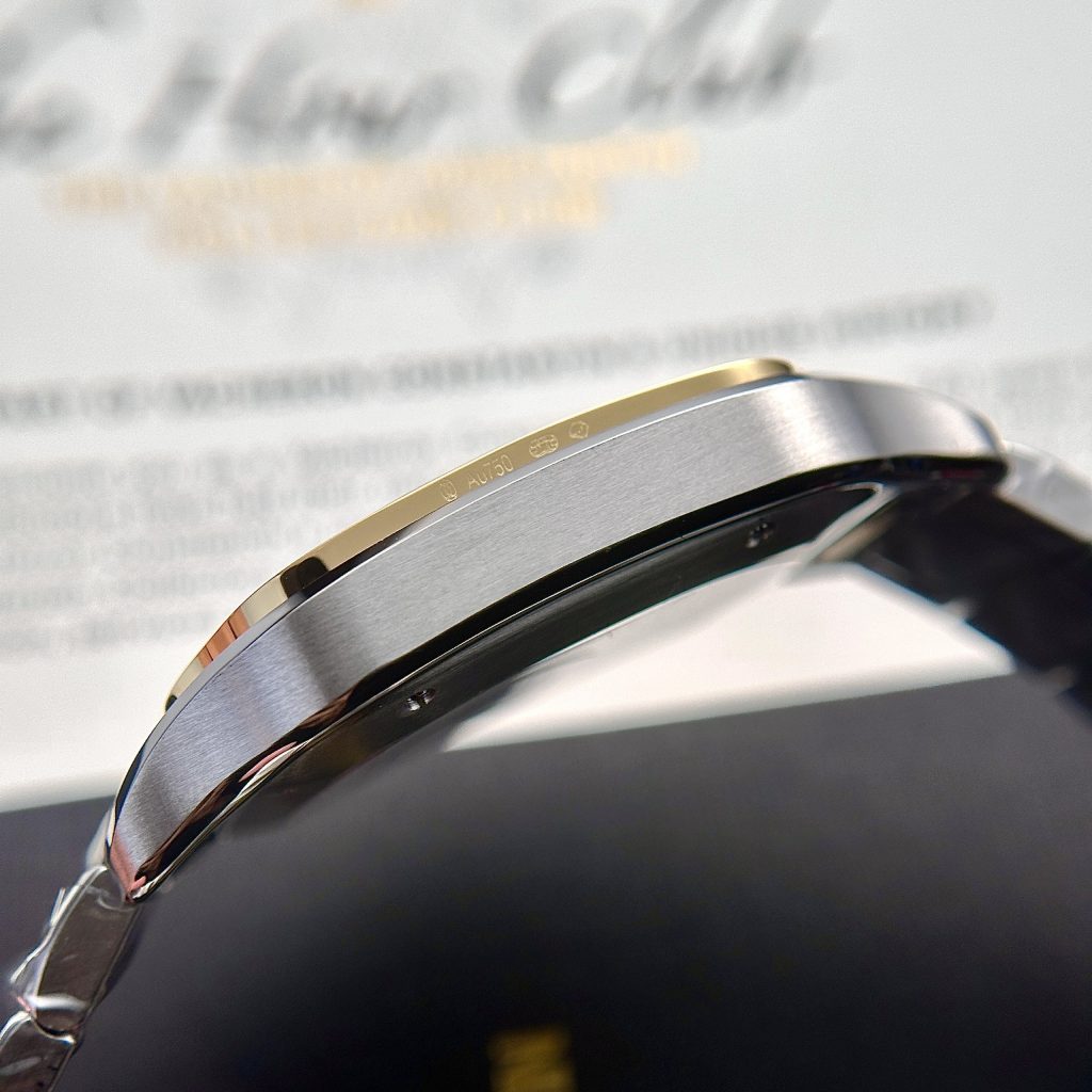 Đồng hồ Cartier Replica Santos de Cartier demi vàng BV Factory 39 (1)
