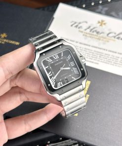 Đồng hồ Cartier Santos Nam Mặt Xám Replica 11 Cao Cấp BV Factory 39 (2)