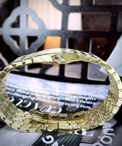 Đồng hồ Christian Dior nữ siêu cấp dây kim loại mạ vàng (2)