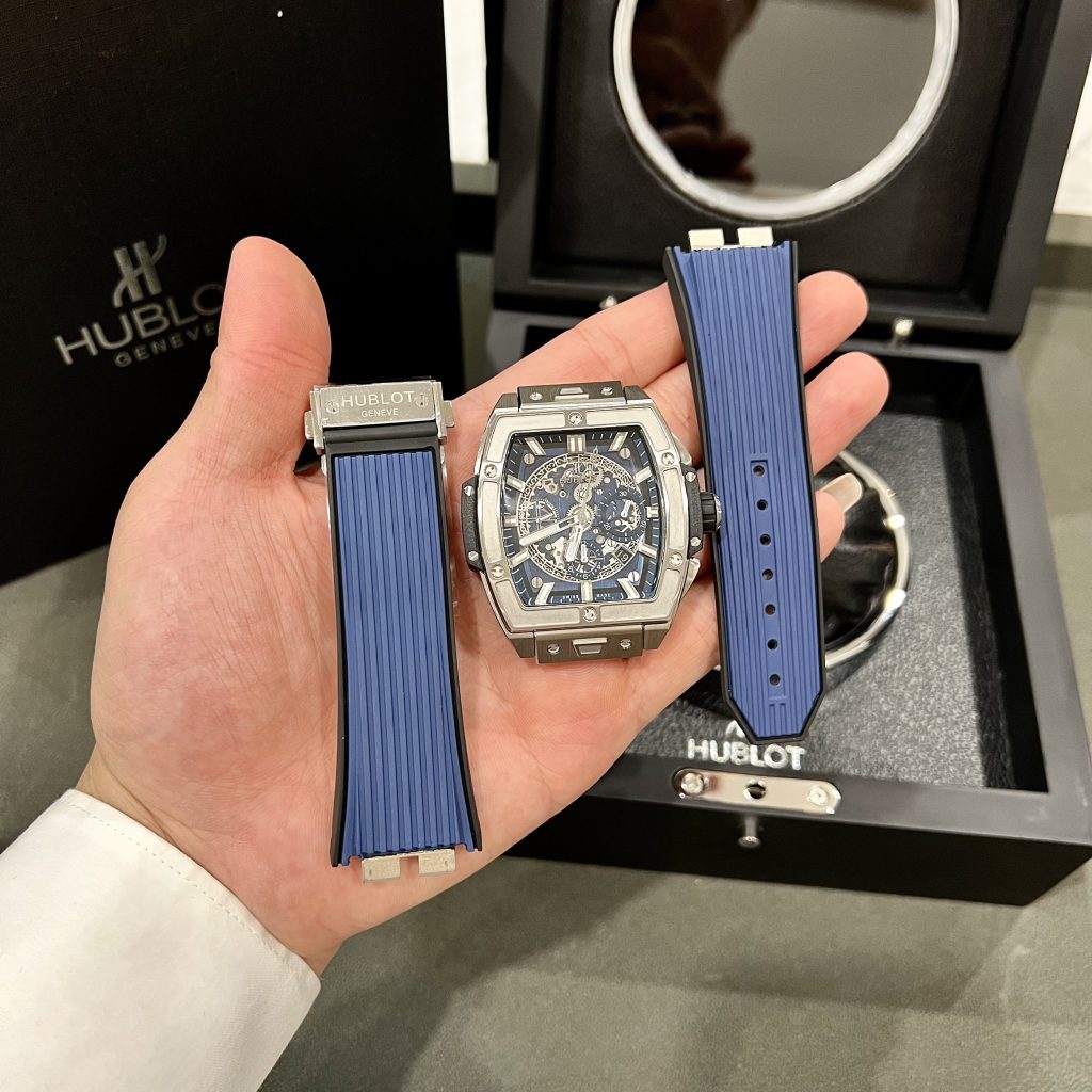 Đồng hồ Hublot Spirit Of Big Bang Replica 11 thụy sỹ màu xanh 42mm (2)