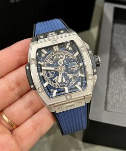 Đồng hồ Hublot Spirit Of Big Bang Replica 11 thụy sỹ màu xanh 42mm (2)