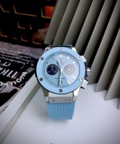 Đồng hồ Hublot giá 2 triệu Fake máy Nhật màu xanh dương Unisex 38mm (7)