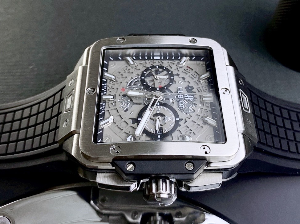 Đồng hồ Hublot nam máy Nhật Fake cao cấp Big Bang Square 42mm