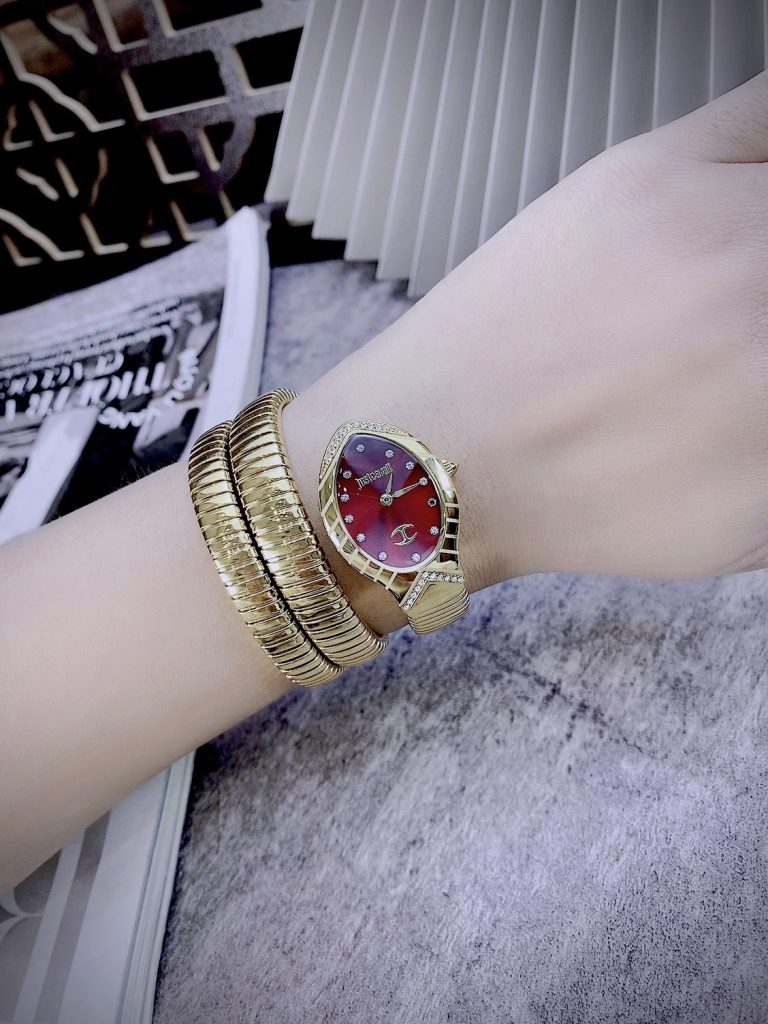 Đồng hồ Just Cavalli JC1L048M0035 Like auth rắn quấn cổ tay 28mm (1)