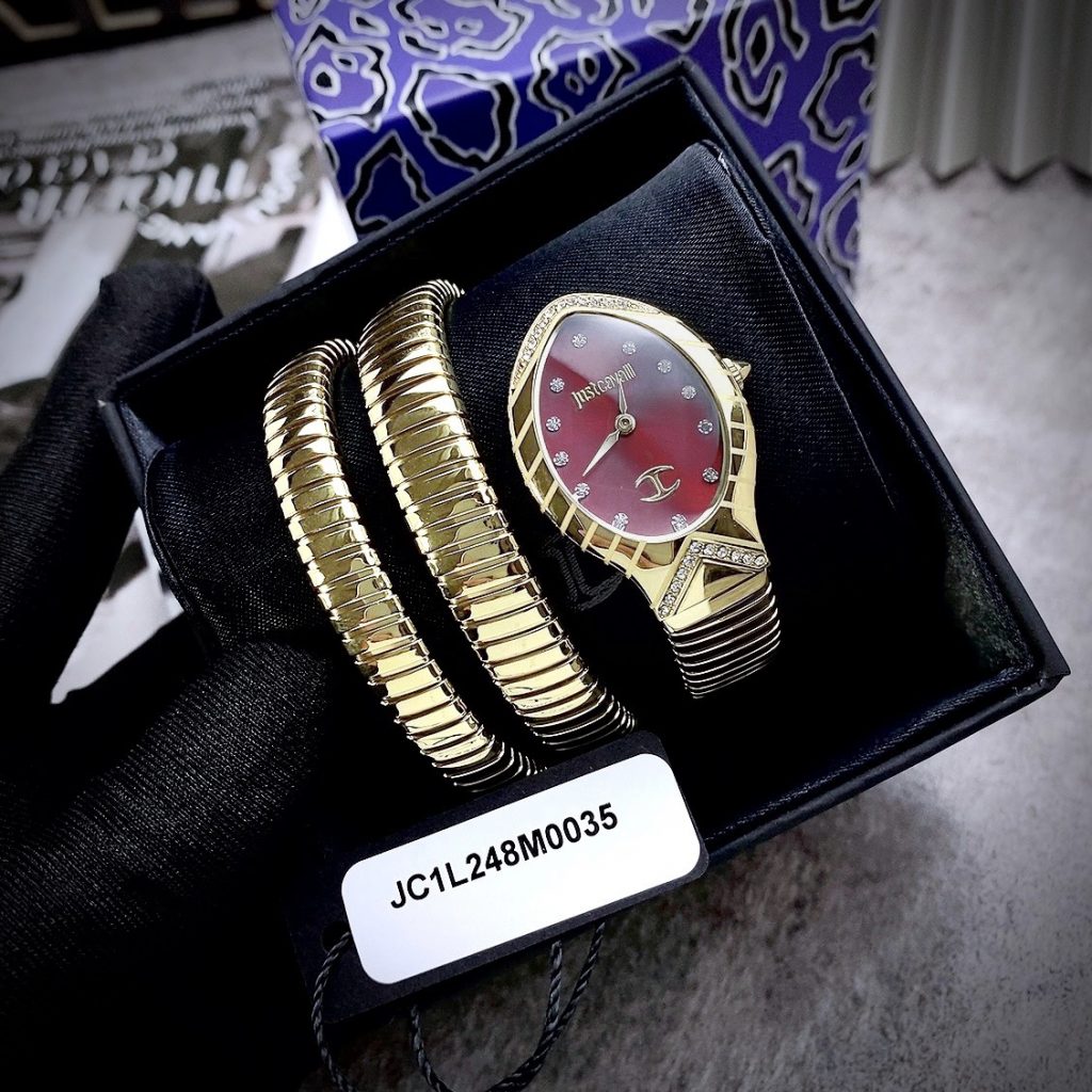 Đồng hồ Just Cavalli JC1L048M0035 Like auth rắn quấn cổ tay 28mm (1)