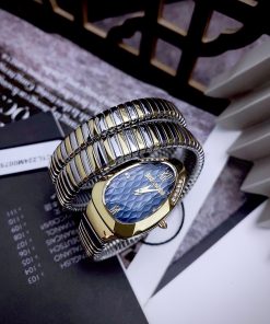 Đồng hồ Just Cavalli nữ hình rắn quấn cổ tay Like auth mặt xanh 28mm (1)