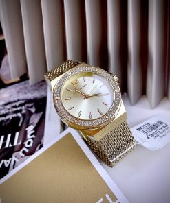 Đồng hồ Michael Kors Lennox Three-Hand Mesh MK7335 Fake Cao Cấp 37mm (2)