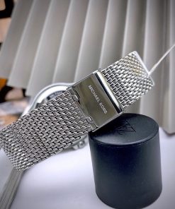 Đồng hồ Michael Kors Lennox Three-Hand Mesh Watch MK7337 Like Auth 37mm (2)