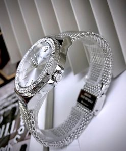 Đồng hồ Michael Kors Lennox Three-Hand Mesh Watch MK7337 Like Auth 37mm (2)