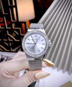 Đồng hồ Michael Kors Lennox Three-Hand Mesh Watch MK7337 Like Auth 37mm (2)