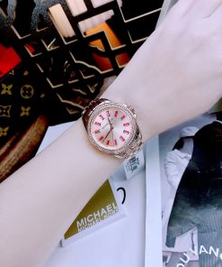 Đồng hồ Michael Kors Mini Pilot Pave Rose Gold MK7367 Like Auth 36mm (2)