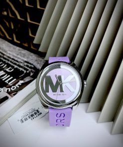 Đồng hồ Michael Kors dây cao su mặt tròn Like Auth 42mm (7)