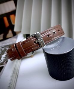 Đồng hồ Omega Deville nữ dây da màu nâu Super Fake Nhật (2)