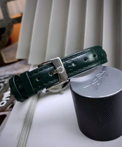 Đồng hồ Omega Deville nữ dây da màu xanh lá cây máy Nhật (2)