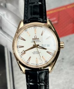 Đồng hồ Omega Seamaster nam mặt trắng Fake 11 Cao Cấp 38 (2)