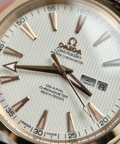 Đồng hồ Omega Seamaster nam mặt trắng Fake 11 Cao Cấp 38 (2)