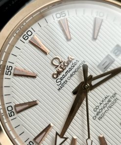 Đồng hồ Omega Seamaster nam mặt trắng Fake 11 Cao Cấp 38 (2)