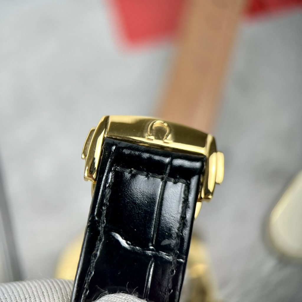 Đồng hồ Omega Seamaster nam màu vàng gold Super Fake 11 38 (2)