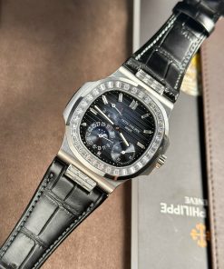Đồng hồ Patek Philippe Nautilus 5724G đính đá Replica 11 GR Factory 40mm (2)