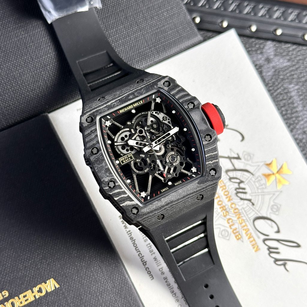 Đồng hồ Richard Mille RM35-02 vỏ Carbon Rep 11 Cao Cấp BBR Factory 44mm (2)