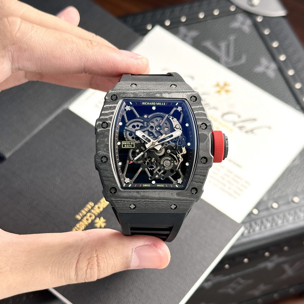 Đồng hồ Richard Mille RM35-02 vỏ Carbon Rep 11 Cao Cấp BBR Factory 44mm (2)