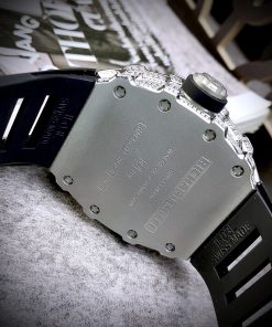 Đồng hồ Richard Mille máy Nhật giá rẻ RM35-01 màu đen đính đá 45mm (1)