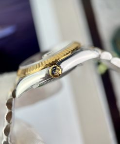 Đồng hồ Rolex DateJust Replica 11 nữ dây kim loại EW Factory 31mm (2)