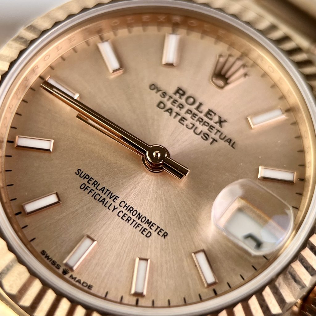 Đồng hồ Rolex DateJust Rose Gold Rep 11 Thụy Sỹ EW Factory 31mm (2)