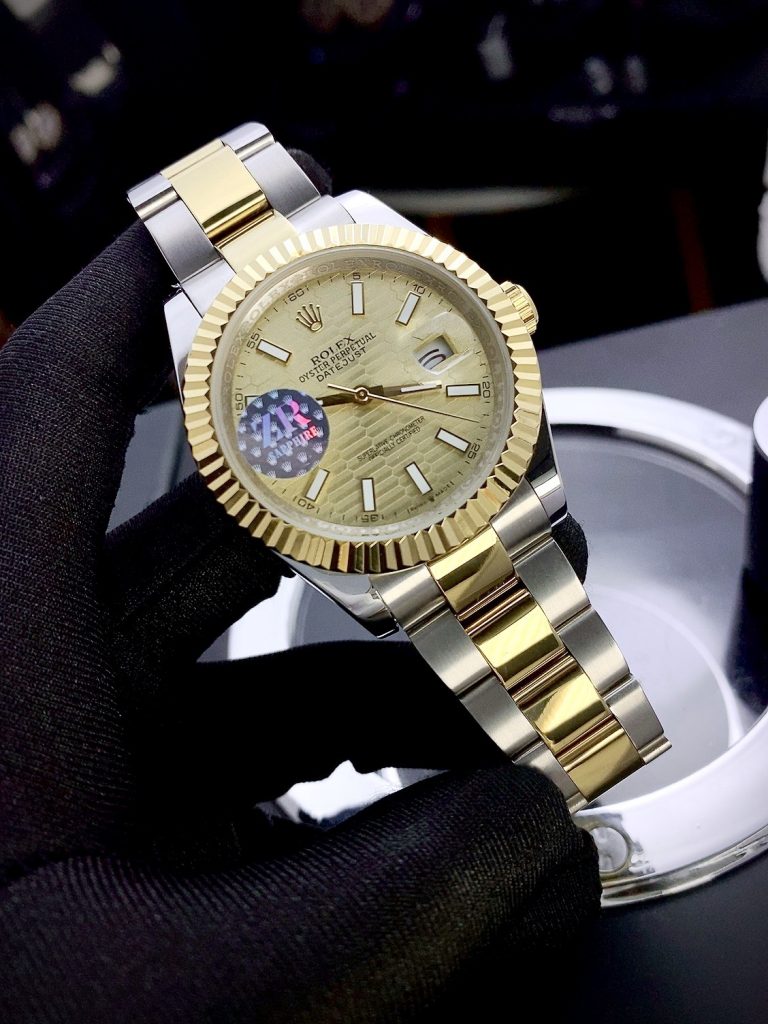 Đồng hồ Rolex Datejust máy Nhật Super fake mặt nếp gấp 41mm