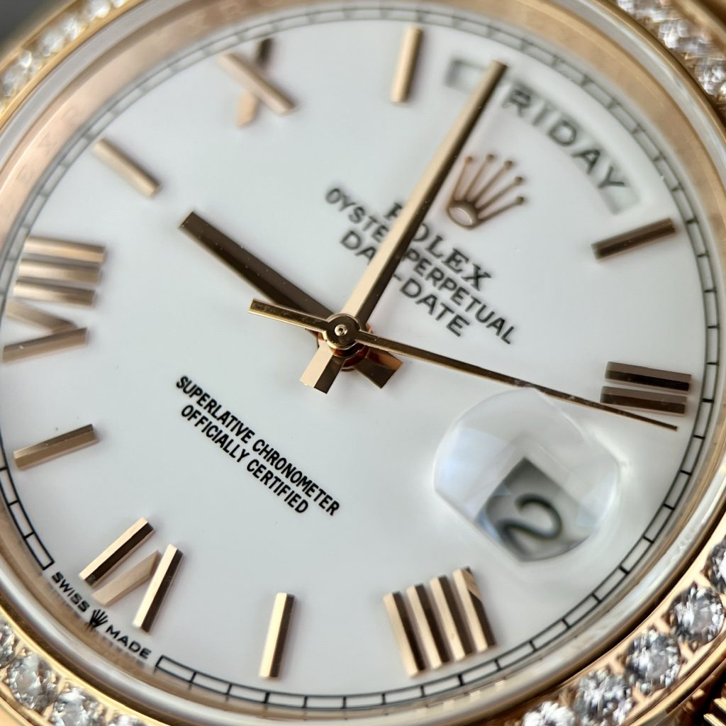 Đồng hồ Rolex Day-Date Replica 11 nam đính đá EW Factory 40mm (2)