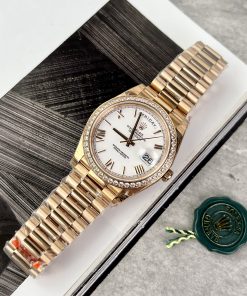 Đồng hồ Rolex Day-Date Replica 11 nam đính đá EW Factory 40mm (2)