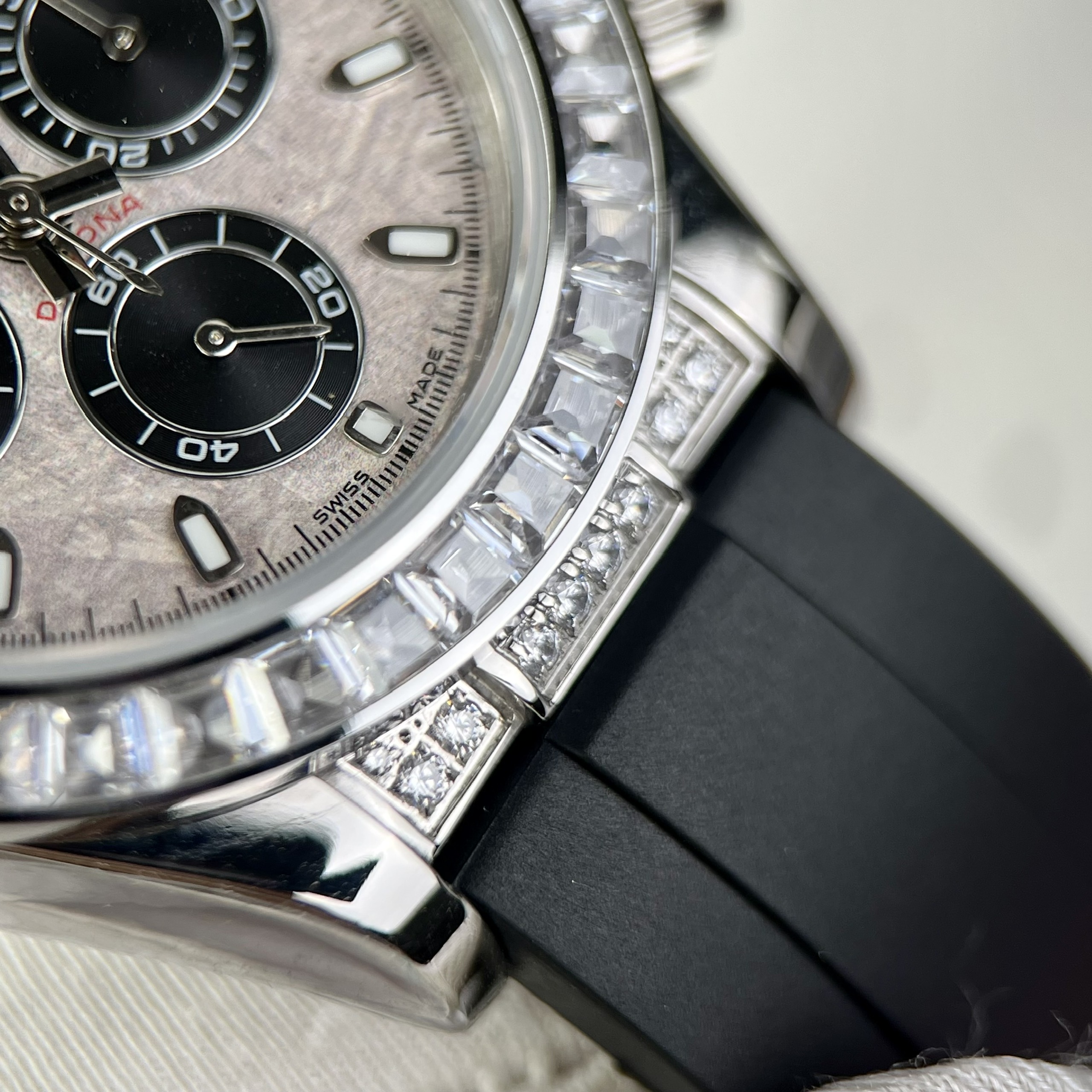 Đồng hồ Rolex Daytona nam mặt thiên thạch Rep 11 thụy sỹ 40mm (7) Đồng hồ Rolex Daytona nam mặt thiên thạch Rep 11 thụy sỹ 40mm (2)