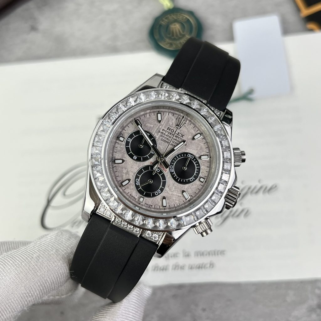 Đồng hồ Rolex Daytona nam mặt thiên thạch Rep 11 thụy sỹ 40mm (2)