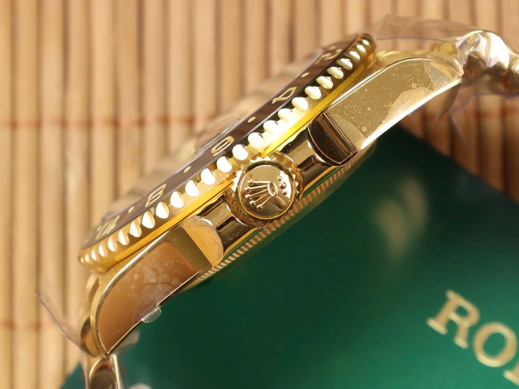 Đồng hồ Rolex GMT-Master ll Vàng Gold Replica 11 Clean Factory 40mm (9)