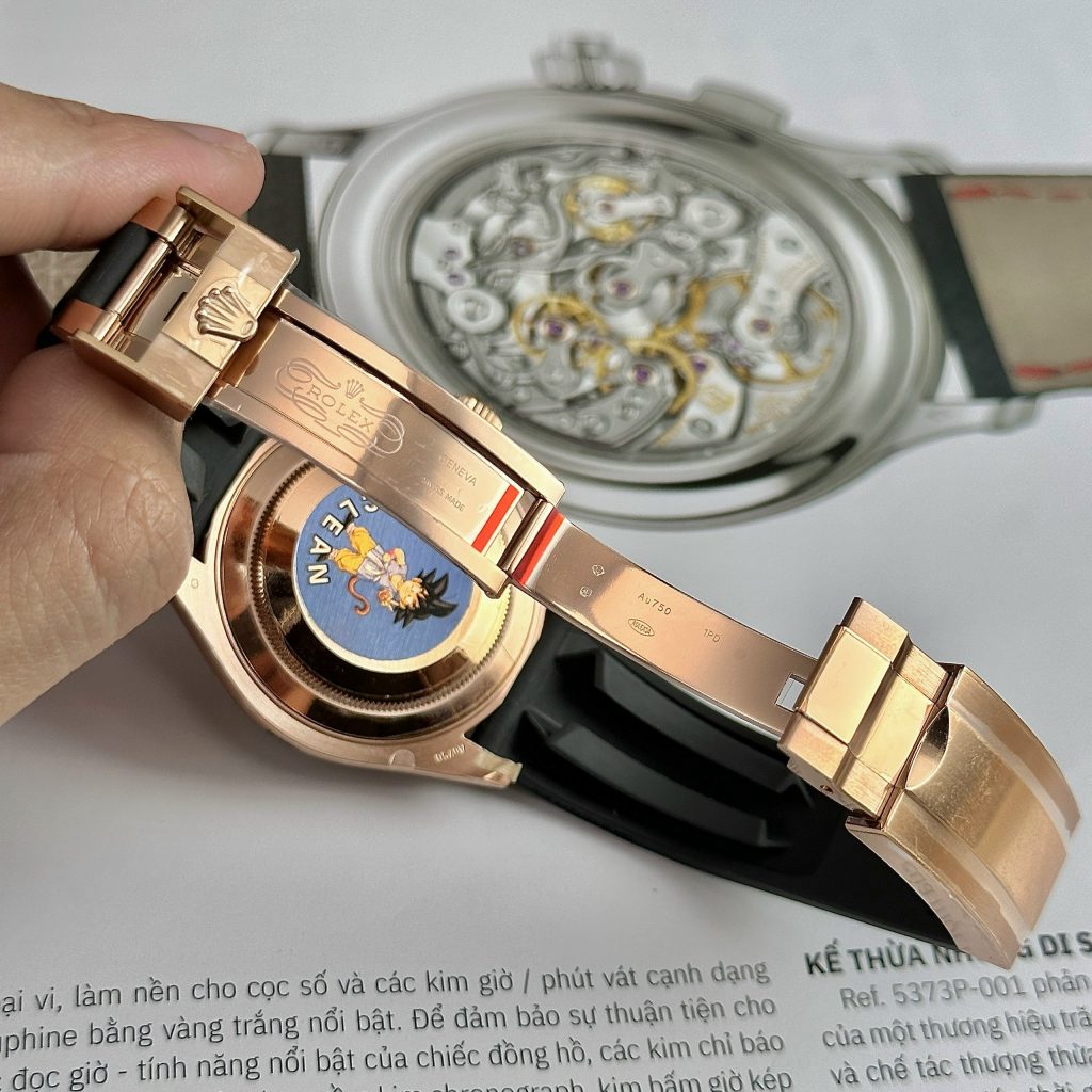 Đồng hồ Rolex Yacht-Master Rose Gold Replica 11 Clean Factory 40mm (2)