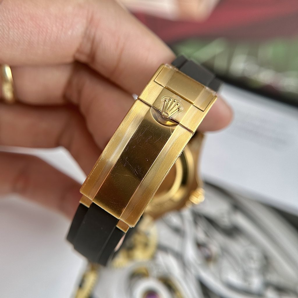 Đồng hồ Rolex Yacht-Master màu vàng gold Replica 11 Clean Factory 42mm (2)