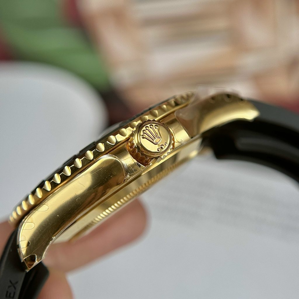 Đồng hồ Rolex Yacht-Master màu vàng gold Replica 11 Clean Factory 42mm (2)